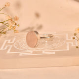 Rose Quartz Ring - WorldOfOorja