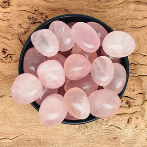 Rose Quartz Tumble Stones - WorldOfOorja