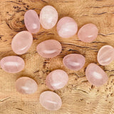 Rose Quartz Tumble Stones - WorldOfOorja
