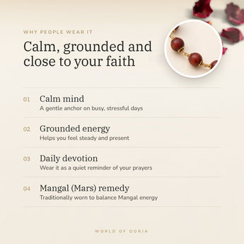 Red Sandalwood Mala benefits – World of Oorja