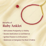 Ruby Anklet - WorldOfOorja