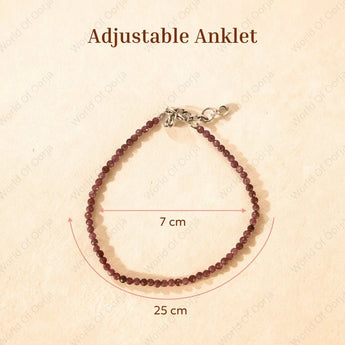 Ruby Anklet - WorldOfOorja
