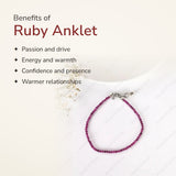 Benefits of Ruby Anklet – World of Oorja