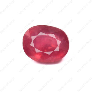 Ruby (Manik) (5.40 Carat, 5.95 Ratti) - WorldOfOorja