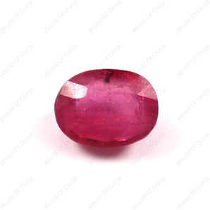 Ruby (Manik) (5.70 Carat, 6.21 Ratti) - WorldOfOorja