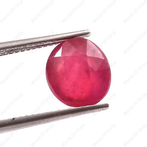 Ruby (Manik) (5.80 Carat, 6.32 Ratti) - WorldOfOorja