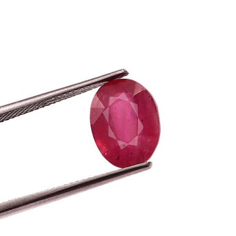 Ruby (Manik) (5.85 Carat, 6.37 Ratti) - WorldOfOorja