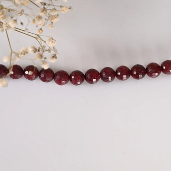 Natural Ruby Silver Adjustable Bracelet (Manik) – image 4