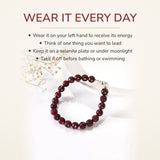 How to wear your Natural Ruby Silver Adjustable Bracelet (Manik)