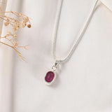 Ruby (manik) Pendant – Passion, Vitality & Confidence – World of Oorja (image 3)