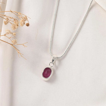 Ruby (manik) Pendant – Passion, Vitality & Confidence – World of Oorja (image 3)