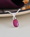 Ruby pendant - WorldOfOorja