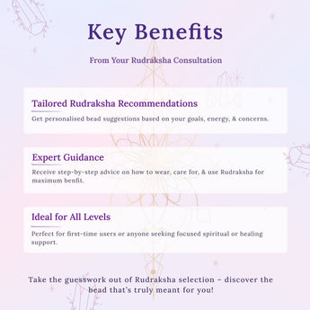 Rudraksha Consultation (10 - Minute Call) - WorldOfOorja