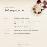 Raw Dhan Yog Bracelet – before you order: size, what is in the box, energised after order