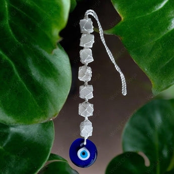 Selenite Cubes Hanging - WorldOfOorja