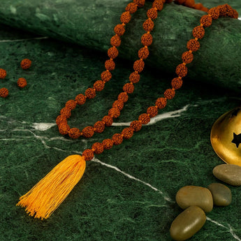 Shiv Shakti Rudraksha Mala - WorldOfOorja