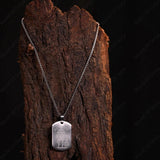 Silver Hanuman Chalisa Protection Pendant - WorldOfOorja