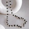 Silver Plated Karungali Mala - Natural Ebony Wood (Govt. Certified)
