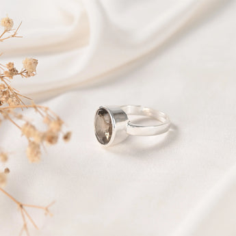 Smoky Quartz Ring – Grounding, Anxiety Relief & Stress Release – image 2