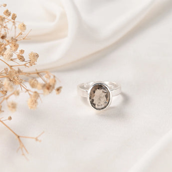 Smoky Quartz Ring – Grounding, Anxiety Relief & Stress Release – image 1