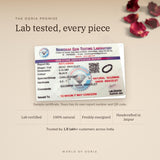 Sulemani Hakik bracelet lab certificate with QR code – The Oorja promise