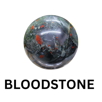 Bloodstone bead
