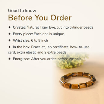 Tiger Eye Cylinder Bracelet – good to know before you order
