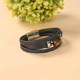 Tiger Eye Leather Bracelet – image 3