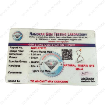 Tiger Eye Mala - WorldOfOorja
