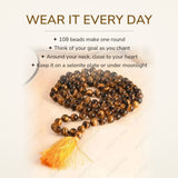 How to wear your Tiger Eye Mala
