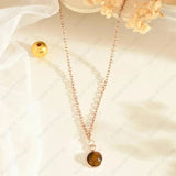 Tiger eye Pendant - WorldOfOorja