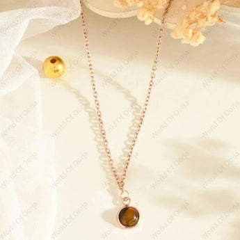 Tiger eye Pendant - WorldOfOorja