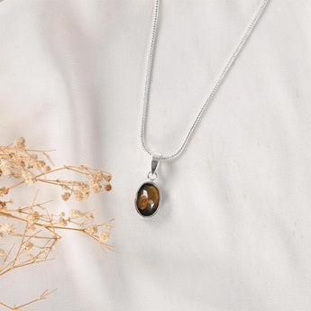 Tiger Eye Pendant – Focus & Courage – World of Oorja (image 3)
