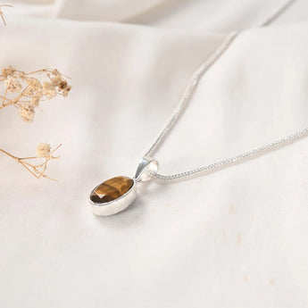 Tiger Eye Pendant – Focus & Courage – World of Oorja (image 2)