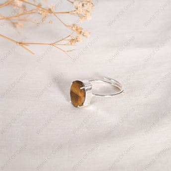 Tiger eye Ring - WorldOfOorja