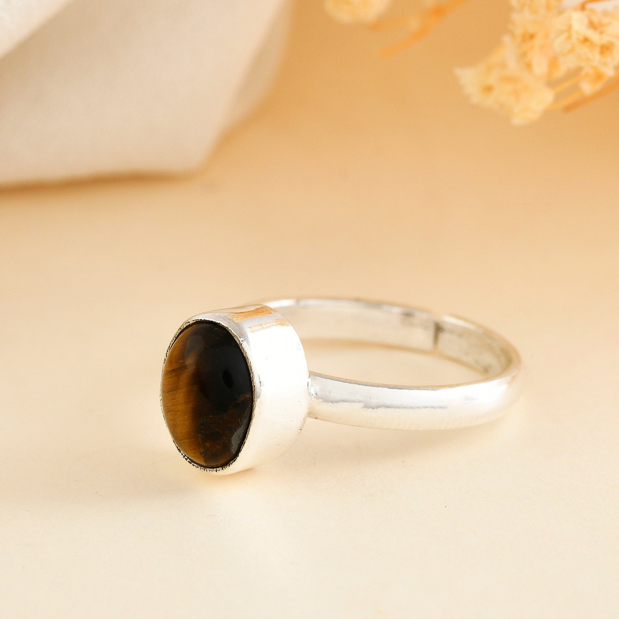 Tiger eye Ring - WorldOfOorja