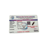 lab testing certificate for tiger eye pencil pendant 