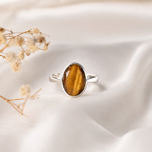 Tiger Eye Ring – Courage, Focus & Protection Under Pressure