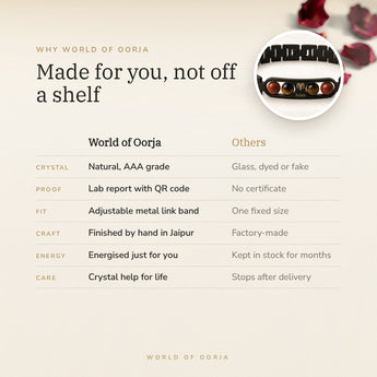 Why World of Oorja – Aries Metal Zodiac Bracelet made for you, finished by hand in Jaipur