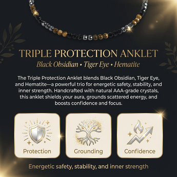 Triple Protection Anklet - WorldOfOorja