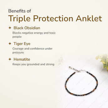 Benefits of Triple Protection Anklet – World of Oorja