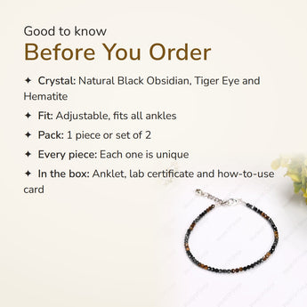 Triple Protection Anklet – good to know before you order
