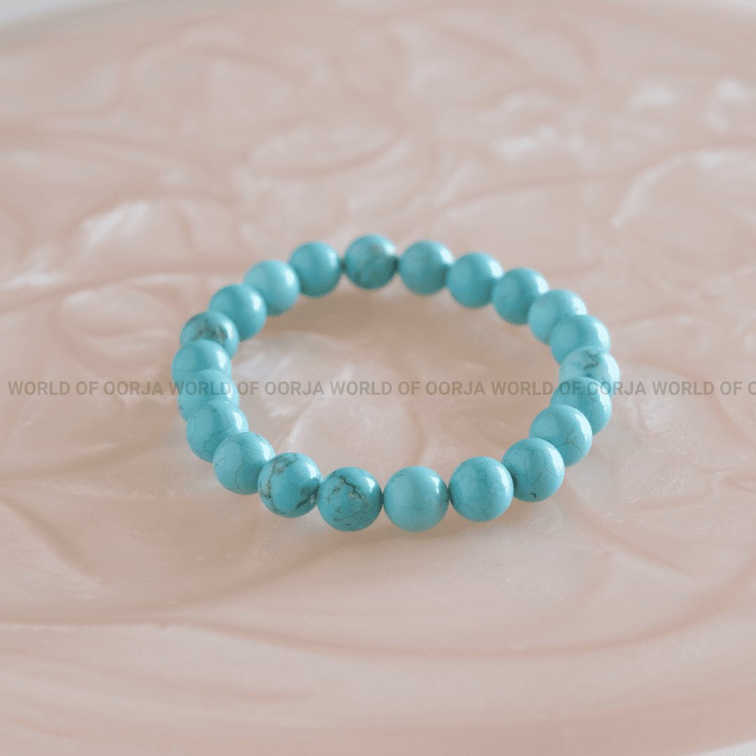 Turquoise Bracelet (Firoza) - WorldOfOorja