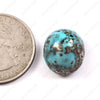 Turquoise (Firoza) (13.76 Carat, 15.10 Ratti)