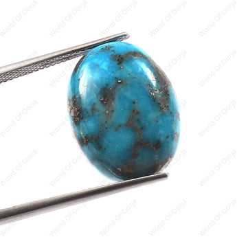 Turquoise (Firoza) (15.25 Carat, 16.62 Ratti) - WorldOfOorja