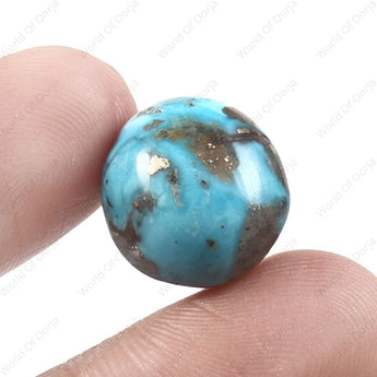 Turquoise (Firoza) (15.44 Carat, 16.94 Ratti) - WorldOfOorja