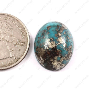 Turquoise (Firoza) (21.05 Carat, 22.94 Ratti) - WorldOfOorja