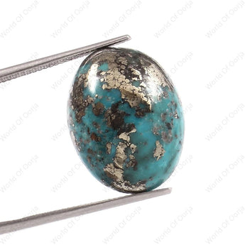 Turquoise (Firoza) (21.05 Carat, 22.94 Ratti) - WorldOfOorja