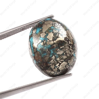 Turquoise (Firoza) (28.80 Carat, 31.39 Ratti) - WorldOfOorja