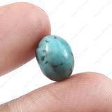 Turquoise (Firoza) (3.34 Carat, 3.66 Ratti) - WorldOfOorja